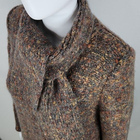 Vintage "Artisan" Wool Knit Sweater Jacket Size Medium - Picture 5 of 15